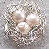 handmade jewellery brirds nest pendant