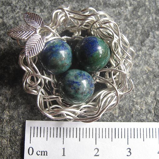 Bird's nest jewellery handmade in Australia