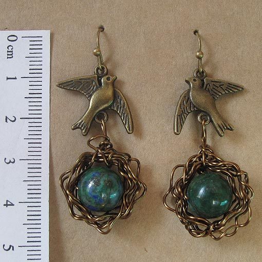 Bird's nest jewellery handmade in Australia